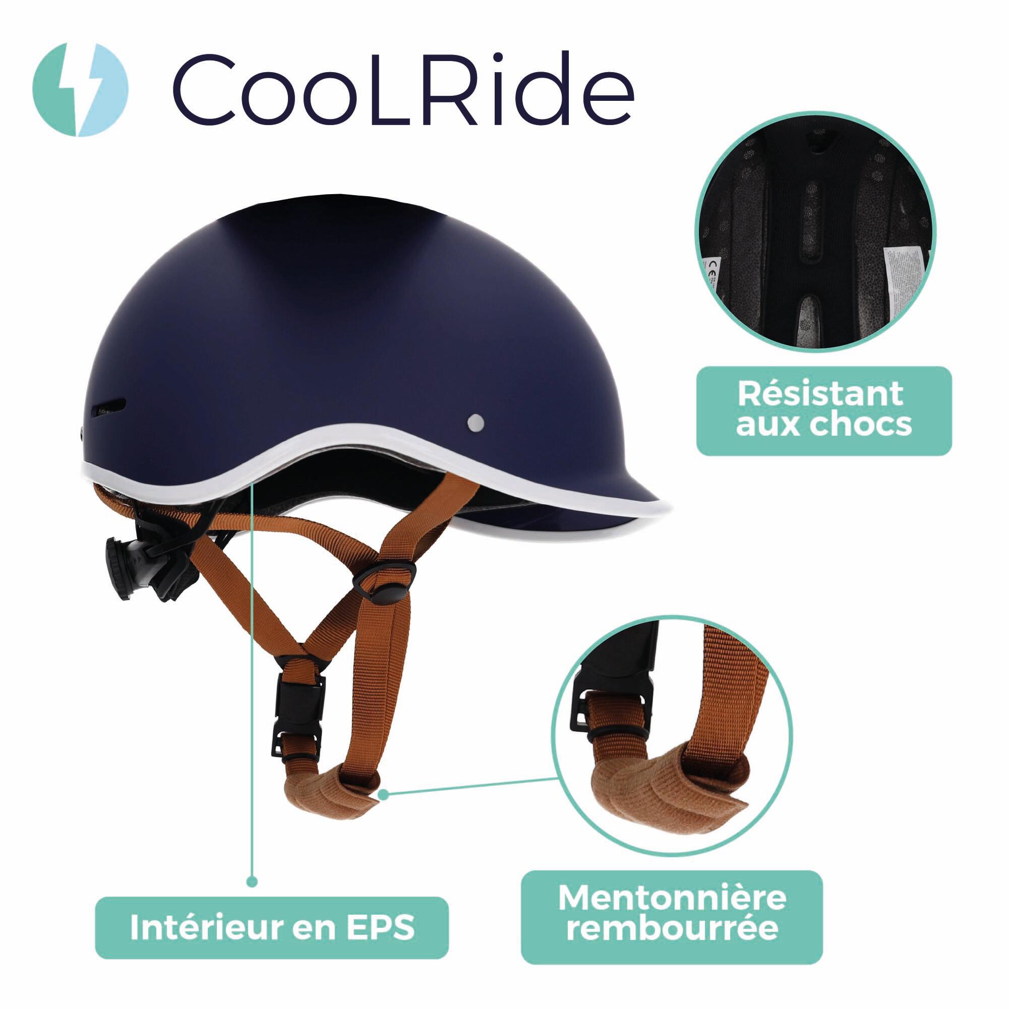 Casque Vélo Challenge 58-62 Cm – Rouge Et Noir, Mousse, Fermeture Rapide, Aérations