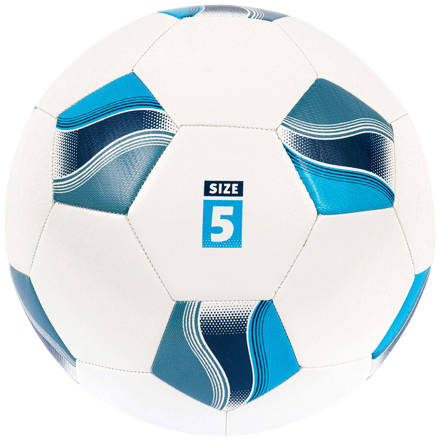 Fußball Fairtrade Light Größe 5 2025 Fussball Unisex Weiß-Blau 2/4