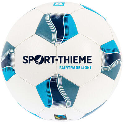Fußball Fairtrade Light Größe 4 Fußball Unisex Weiß-Blau
