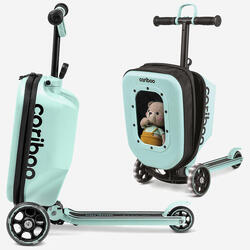 Trottinette à trois roues avec valise Cariboo iTravel (menthe) 4976