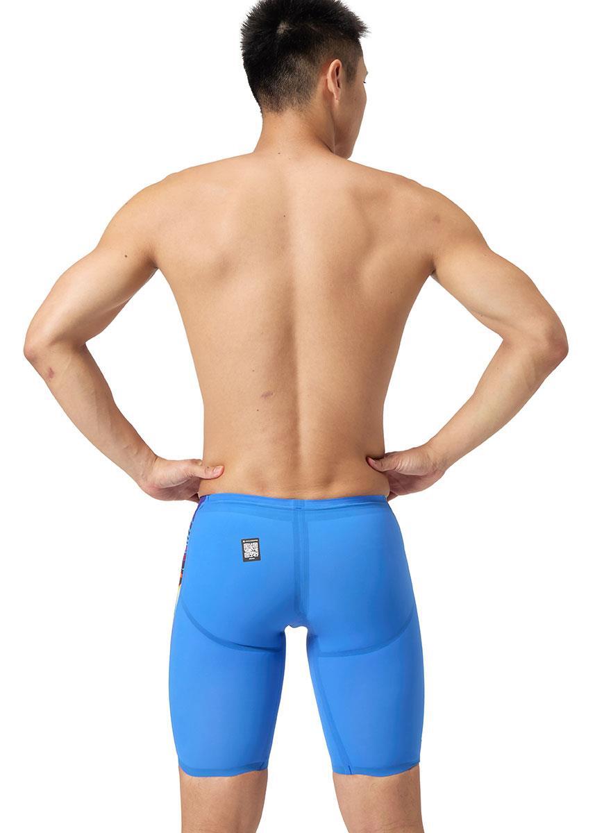 Speedo Fastskin LZR Pure Valor 2.0 Jammer - Molten Blur/Cobalt Pop - Taglia 20 3/6