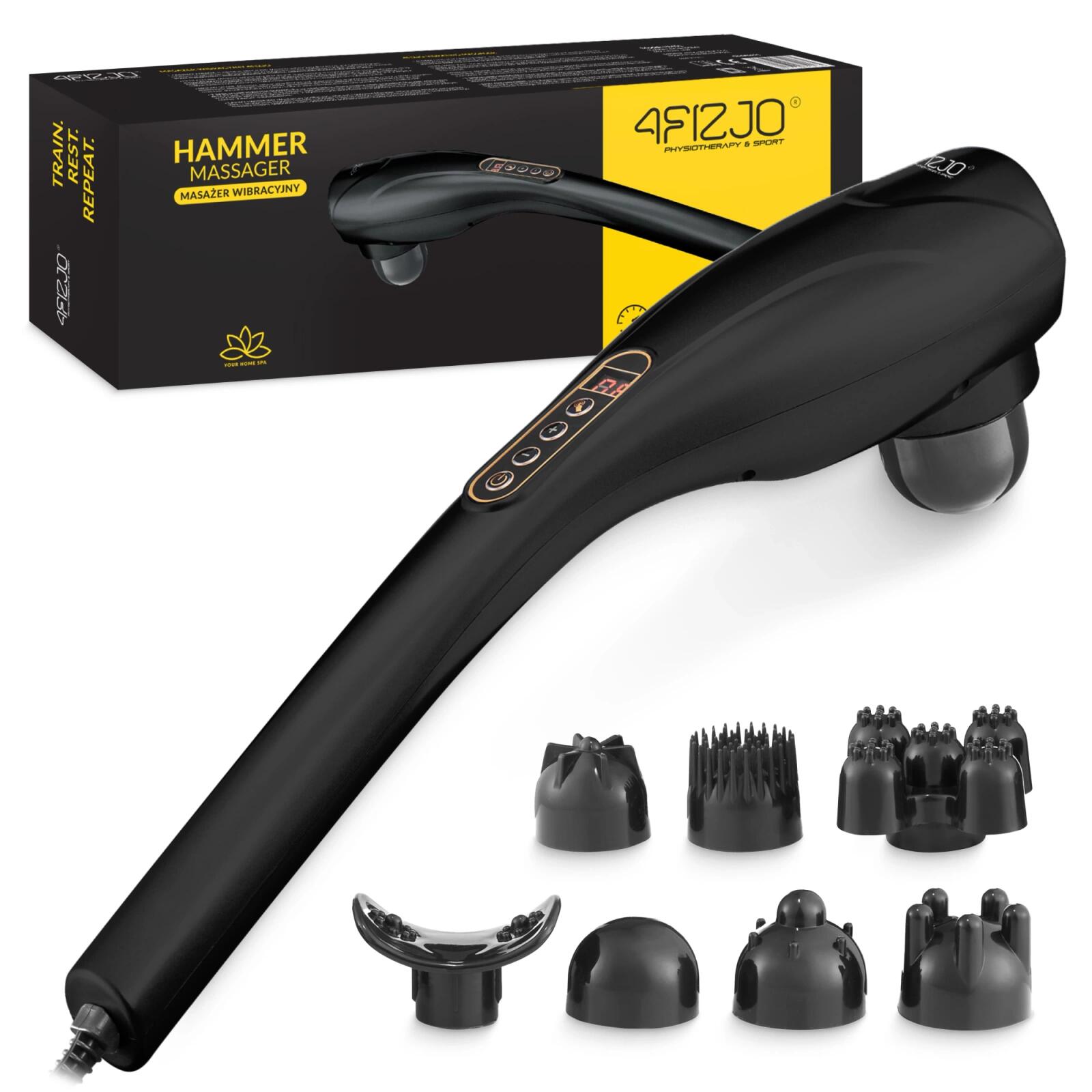 4FIZJO Ruční vibrační masážní přístroj na tělo Long Stick 4FIZJO