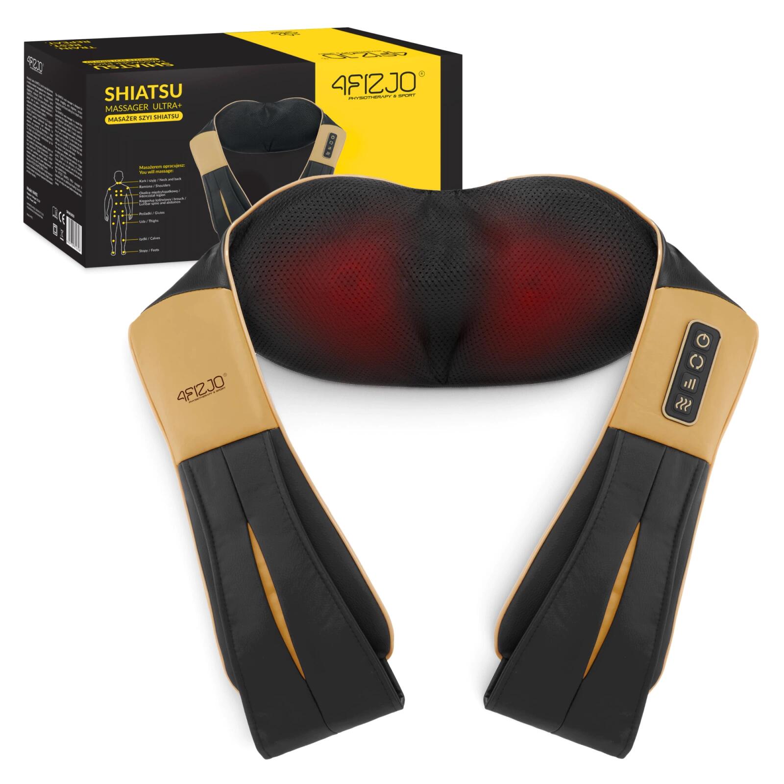 4FIZJO Masážní přístroj na krk shiatsu ULTRA+ 4FIZJO