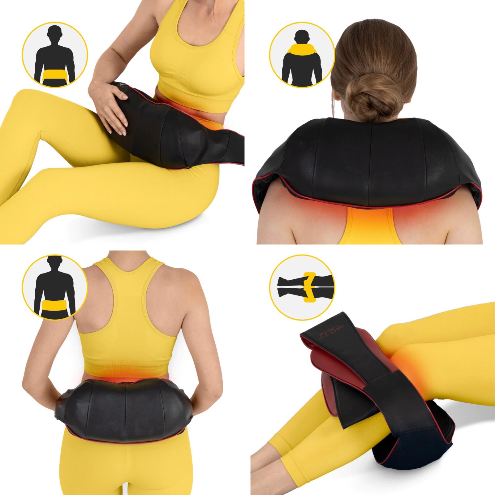 Shiatsu massageband PRO+ nek schouders rug verwarming infrarood 4FIZJO 4/7
