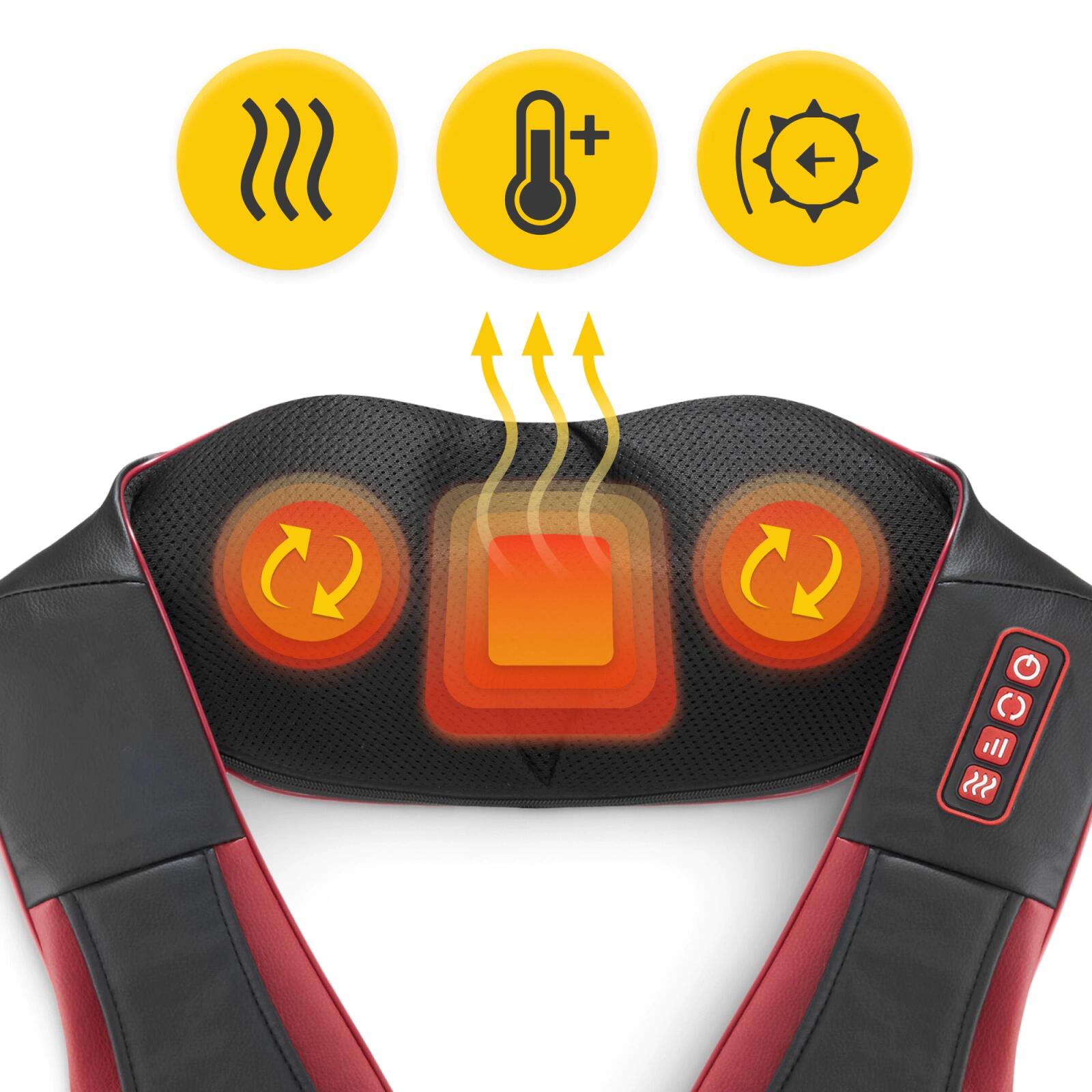Shiatsu massageband PRO+ nek schouders rug verwarming infrarood 4FIZJO 3/7