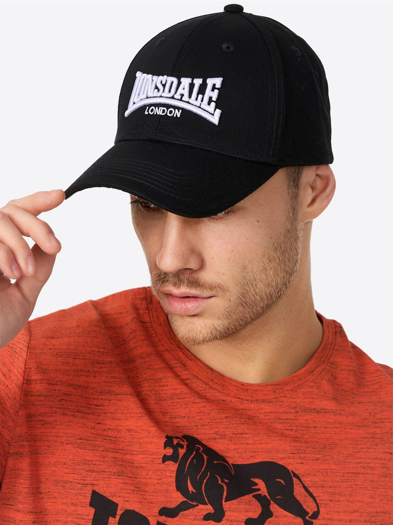 Cappelli da uomo Lonsdale Wigston neri. 2/5