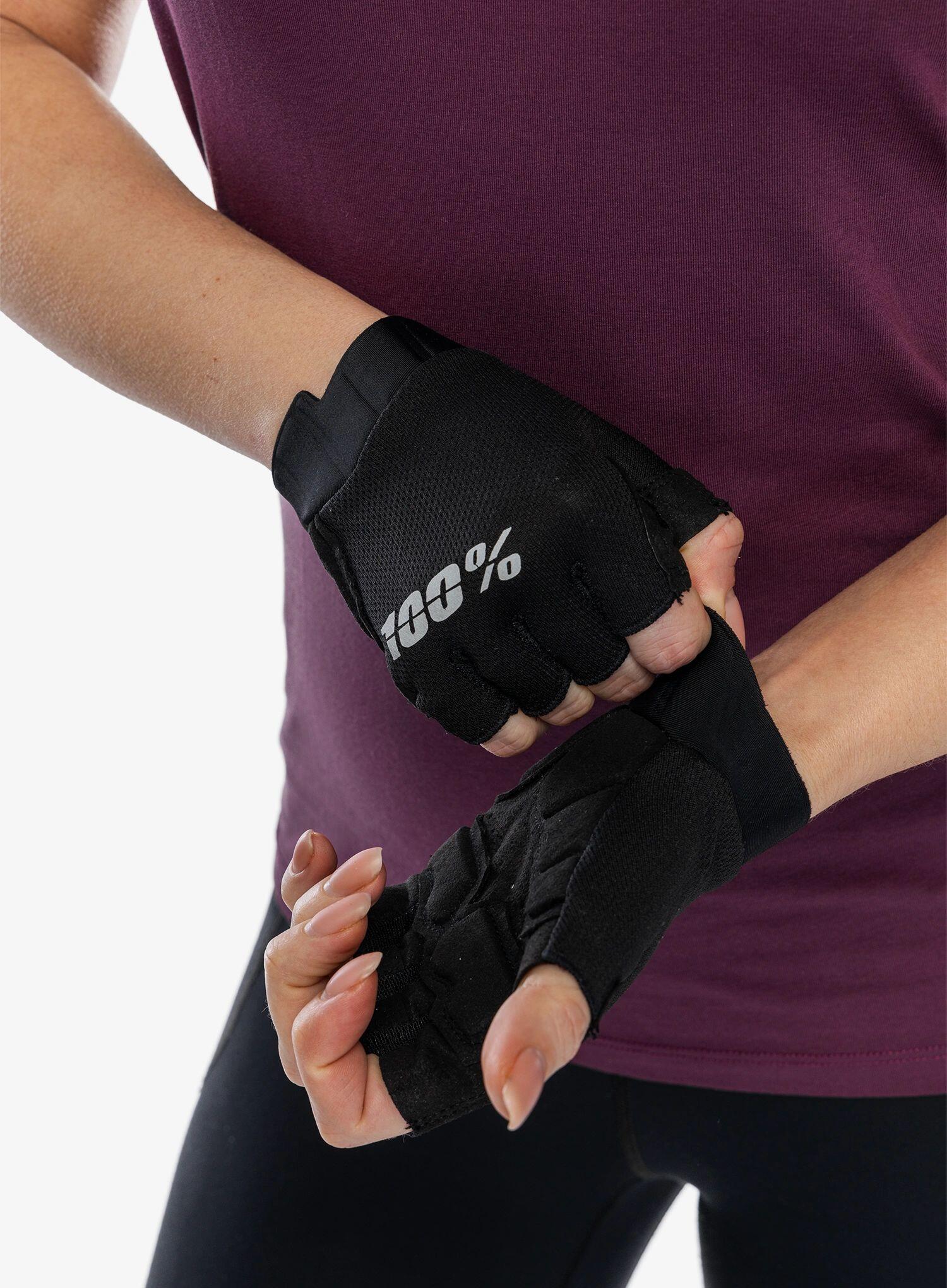 Vrouwen 100% Exceeda Gel Korte Handschoenen Zwart 7/7