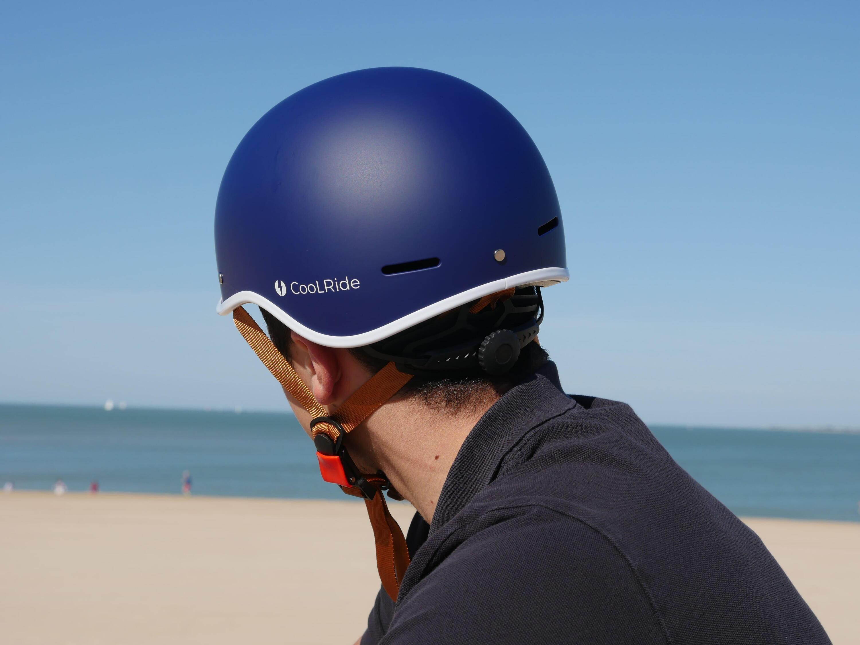 Casque vélo adulte 59-61 cm Multisport Noir mat avec visère intégrée 7/7