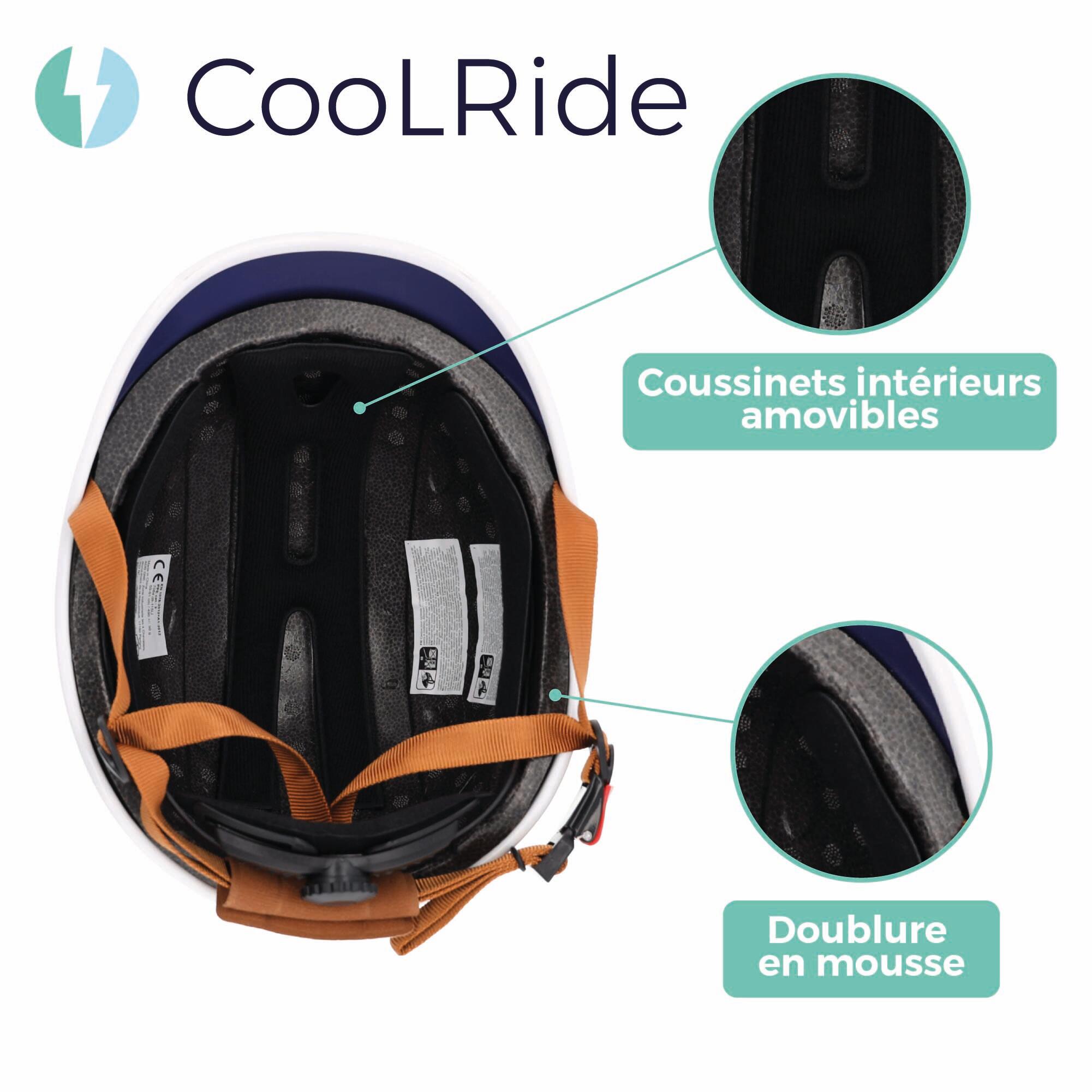 Casque vélo adulte 59-61 cm Multisport Noir mat avec visère intégrée 6/7