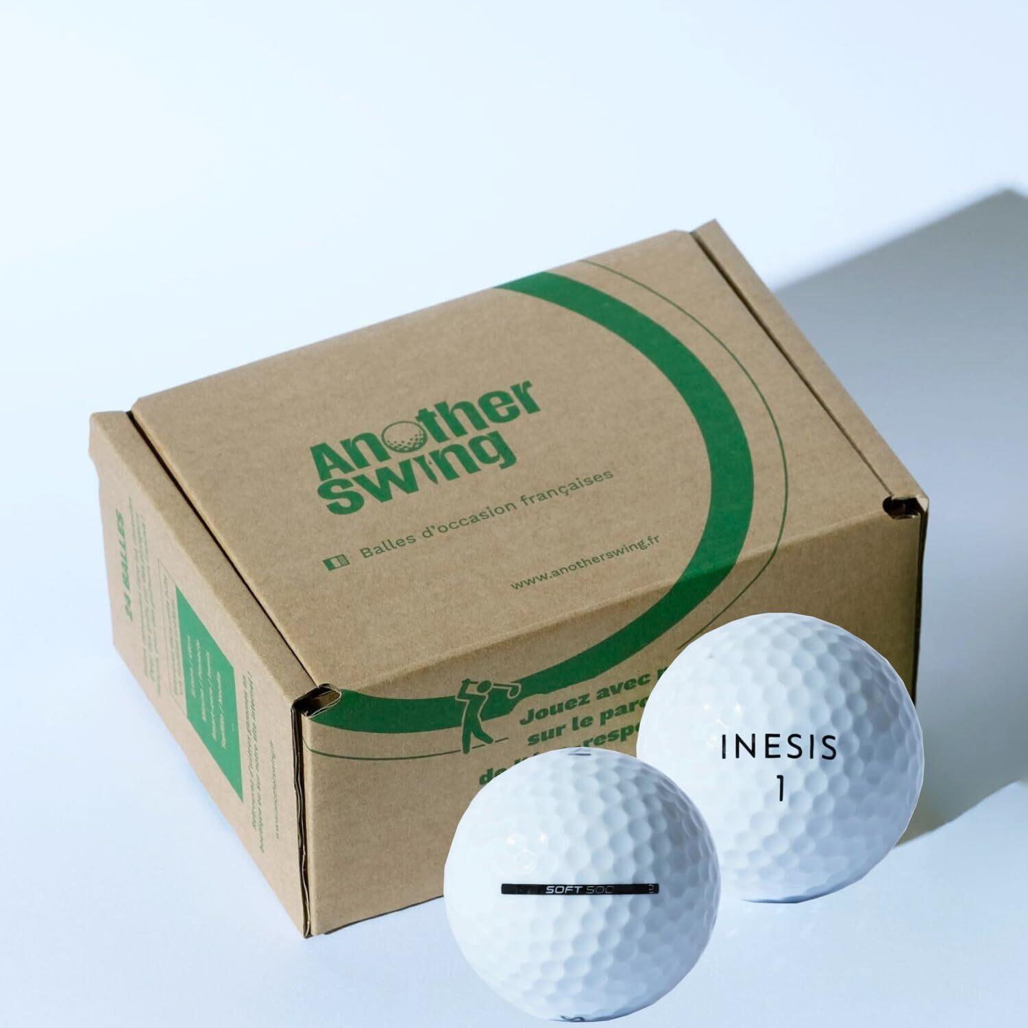Inesis - 24 Balles De Golf D'Occasion Inesis Soft 500 - Qualité Aa - Balle De Golf - Taille Unique - Decathlon