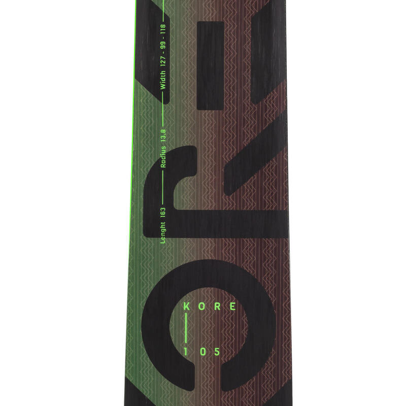 Narty allmountain freeride HEAD KORE 105 + wiązania TYROLIA ATTACK 11 z GRIPWALK