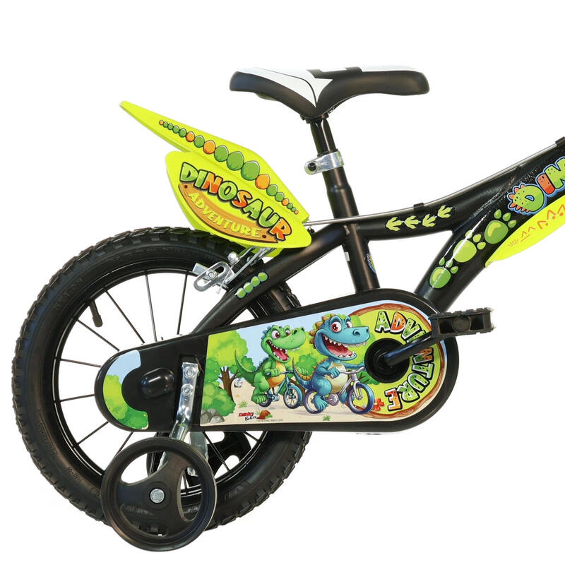 Bicicleta pentru copii Dinosaur Adventure DB-614-DSA Dino Bikes, 14 inch
