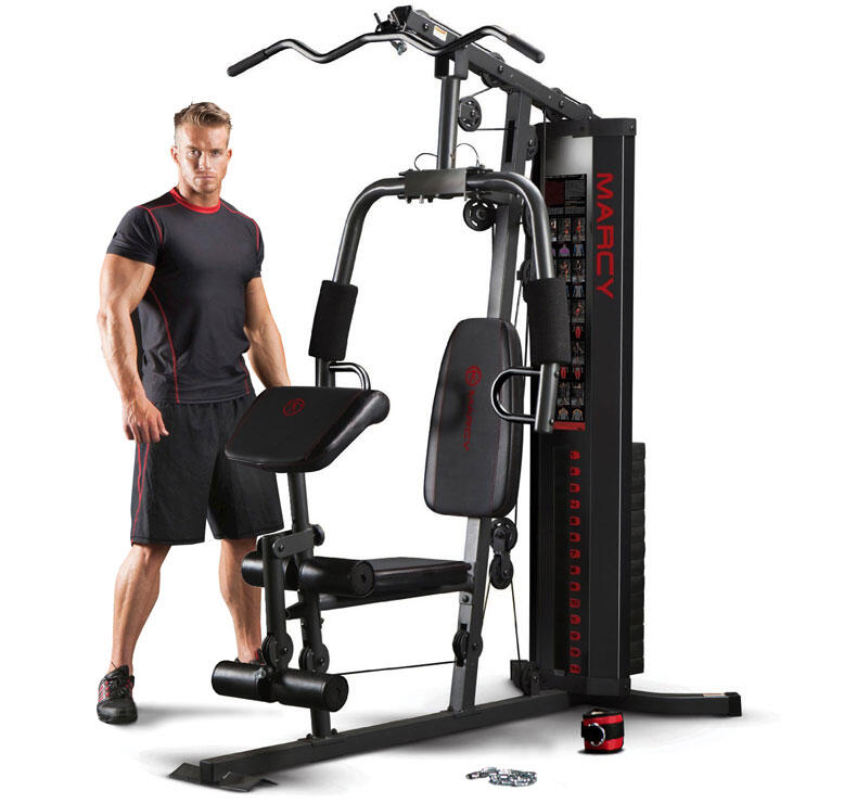 Stazione multifunzione Marcy HG3000 Eclipse - Torre pesi da 68 kg - Nero 4/8