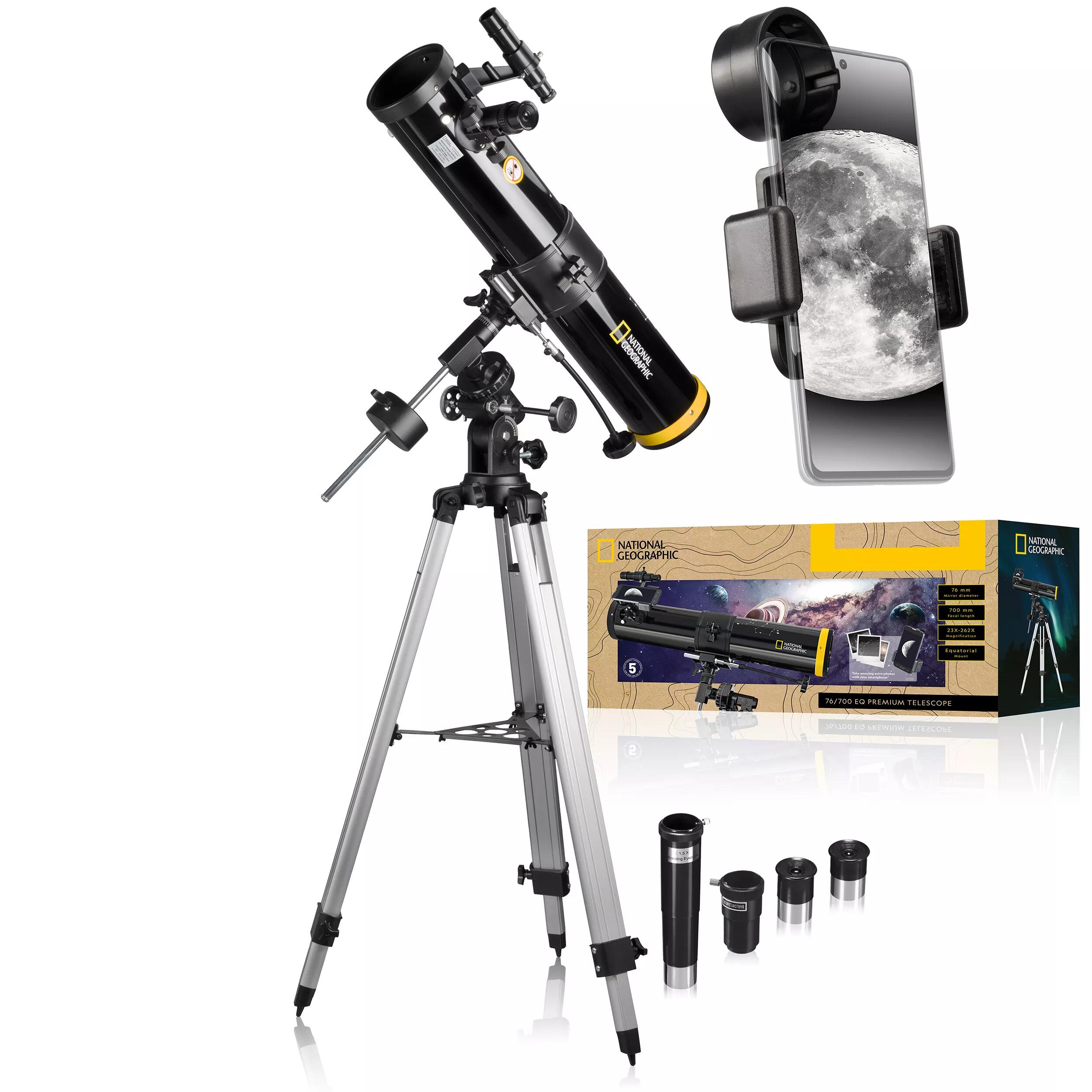 NATIONAL GEOGRAPHIC Telescopio riflettore 76/700 EQ National Geographic