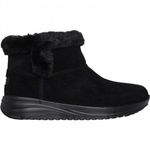 Botines Mujer Skechers 144775_BBK Negros Resistentes al Agua sin Cordones 7/7