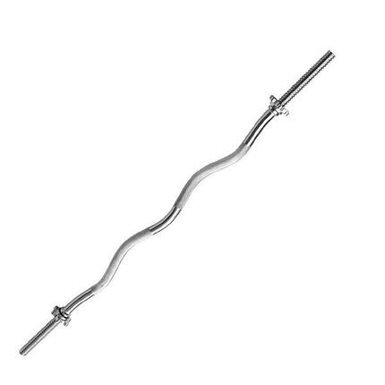 Barre Curl Olympique 150cm * 25mm + 2 Stop-disques Fitness Tech