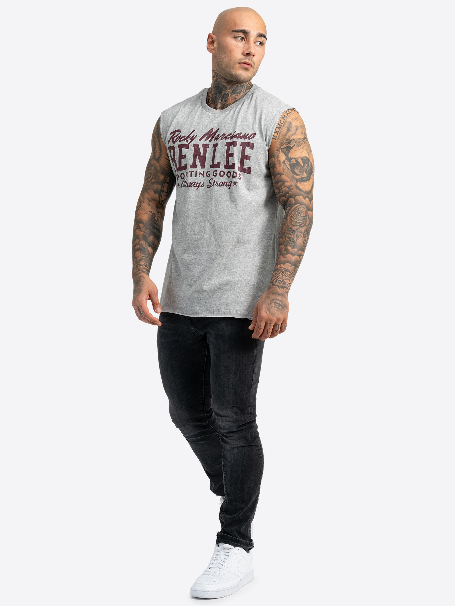 BENLEE Herren ärmelloses T-Shirt schmale Passform LASTARZA 3/6