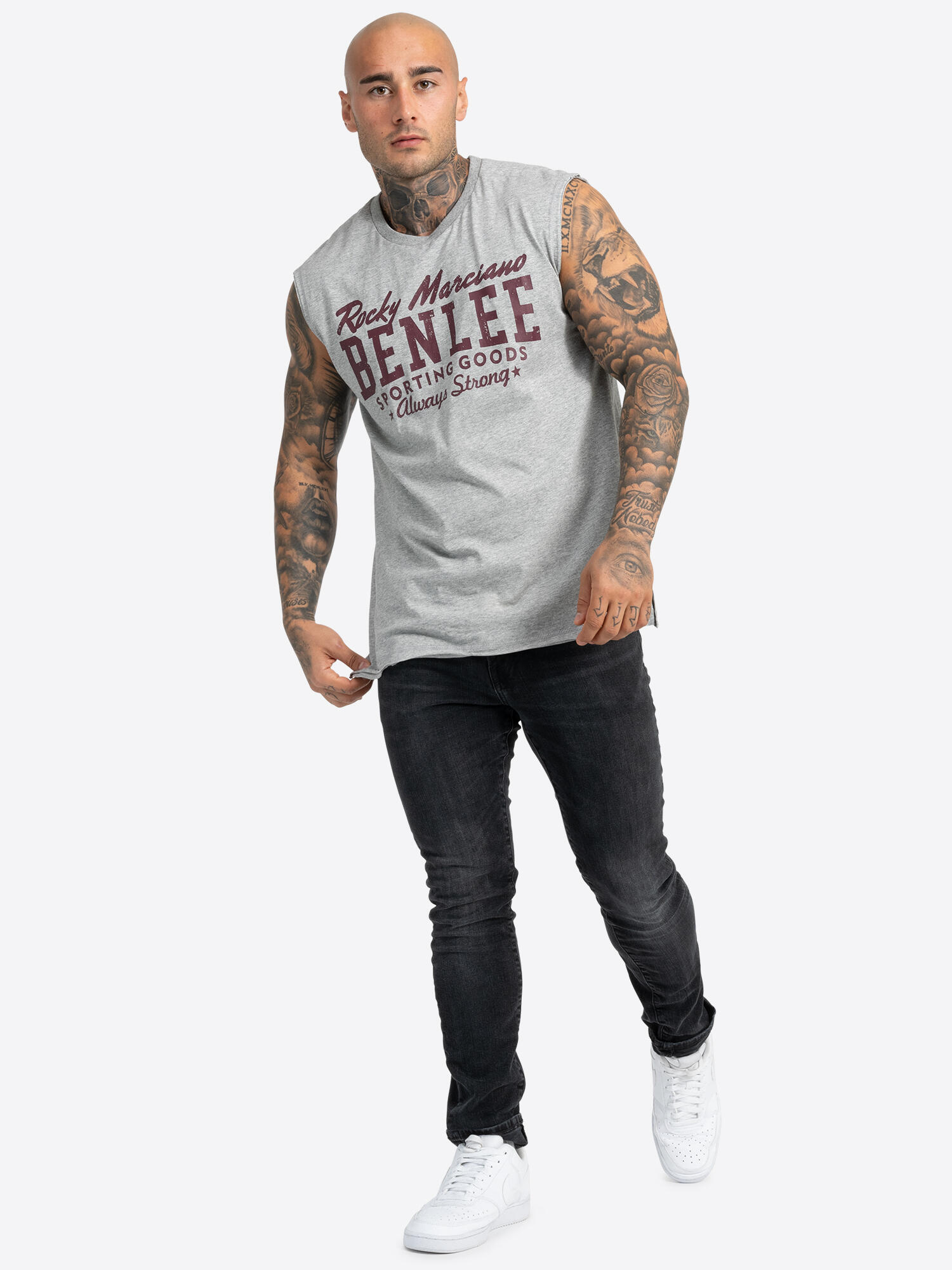 BENLEE Herren ärmelloses T-Shirt schmale Passform LASTARZA 4/6