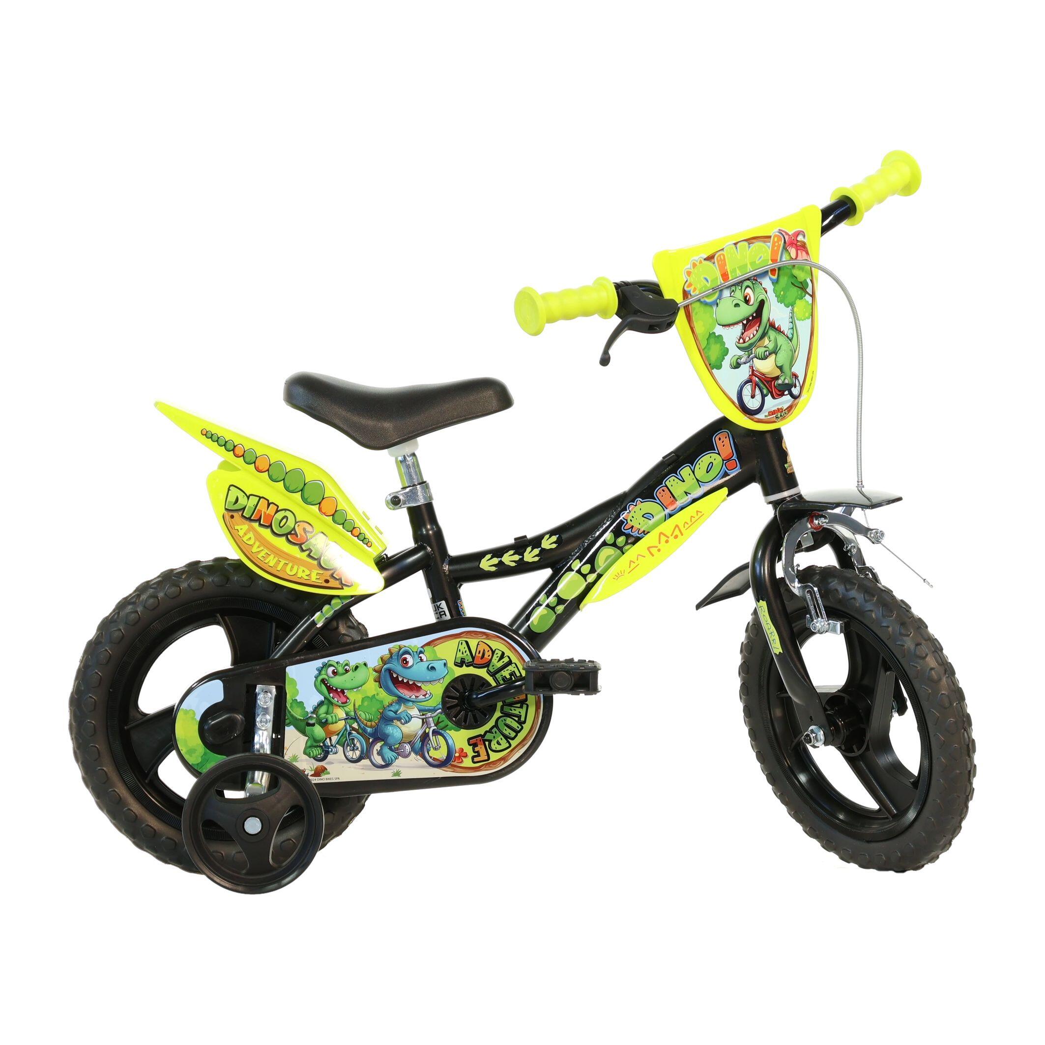 Bicicleta de criança 12 polegadas dinosaur adventure 3 anos