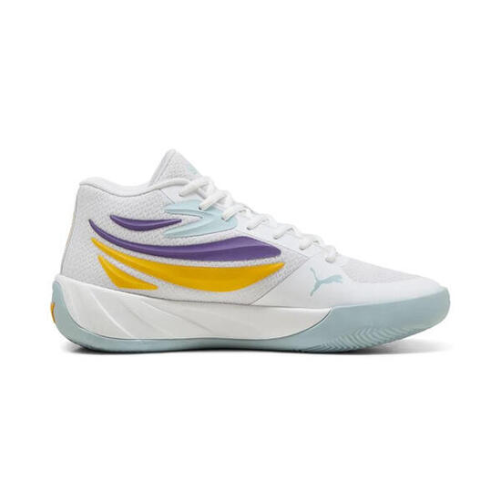 Puma Zapatillas De Baloncesto Puma Court Pro Blanco-amarillo...