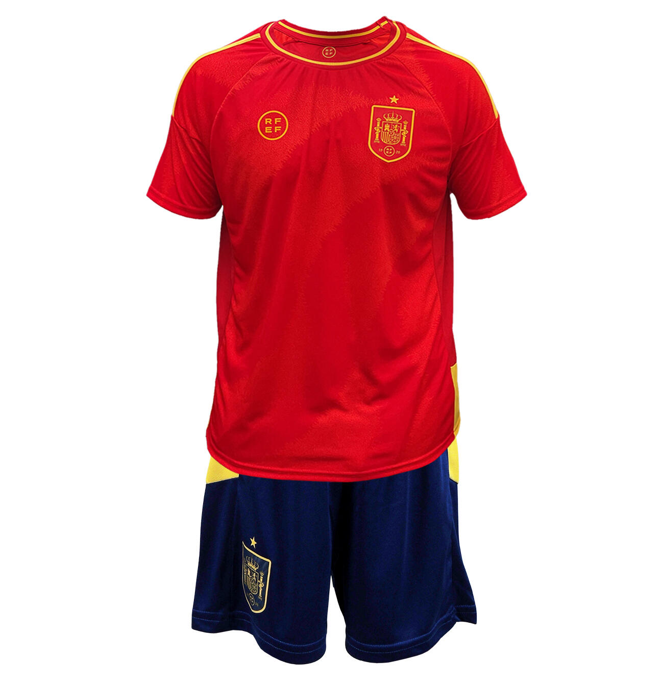 Conjunto Fútbol España Eurocopa 2024 1ª Equipación Réplica Oficial Lamine Yamal 4/7