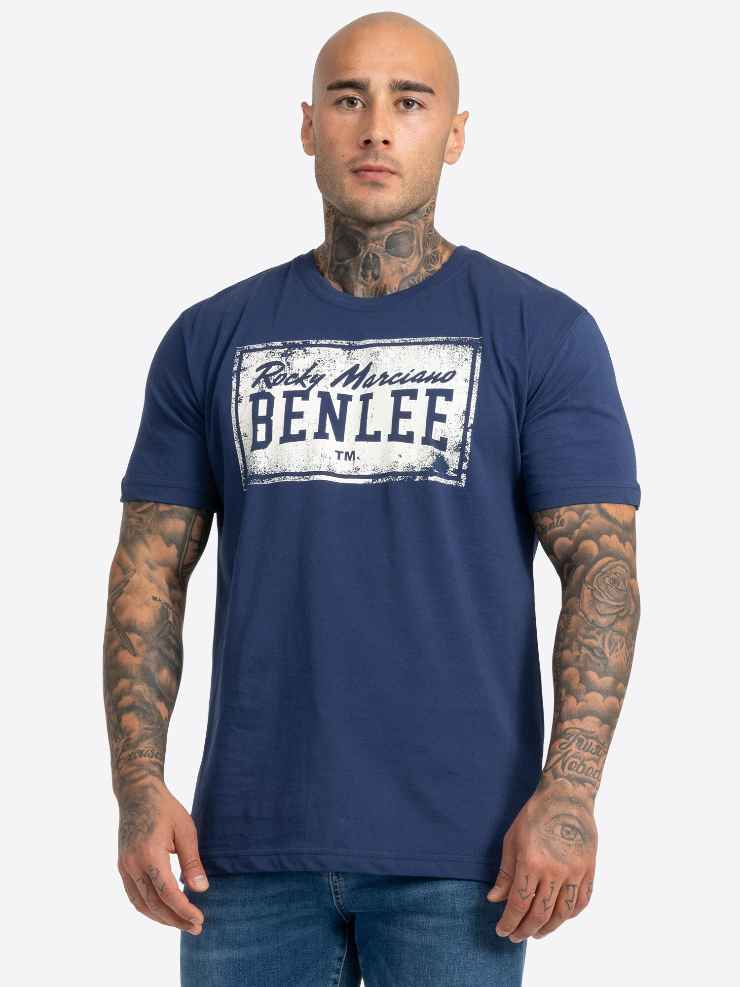 BENLEE Heren-T-shirt normale pasvorm BOXLABEL 2/7