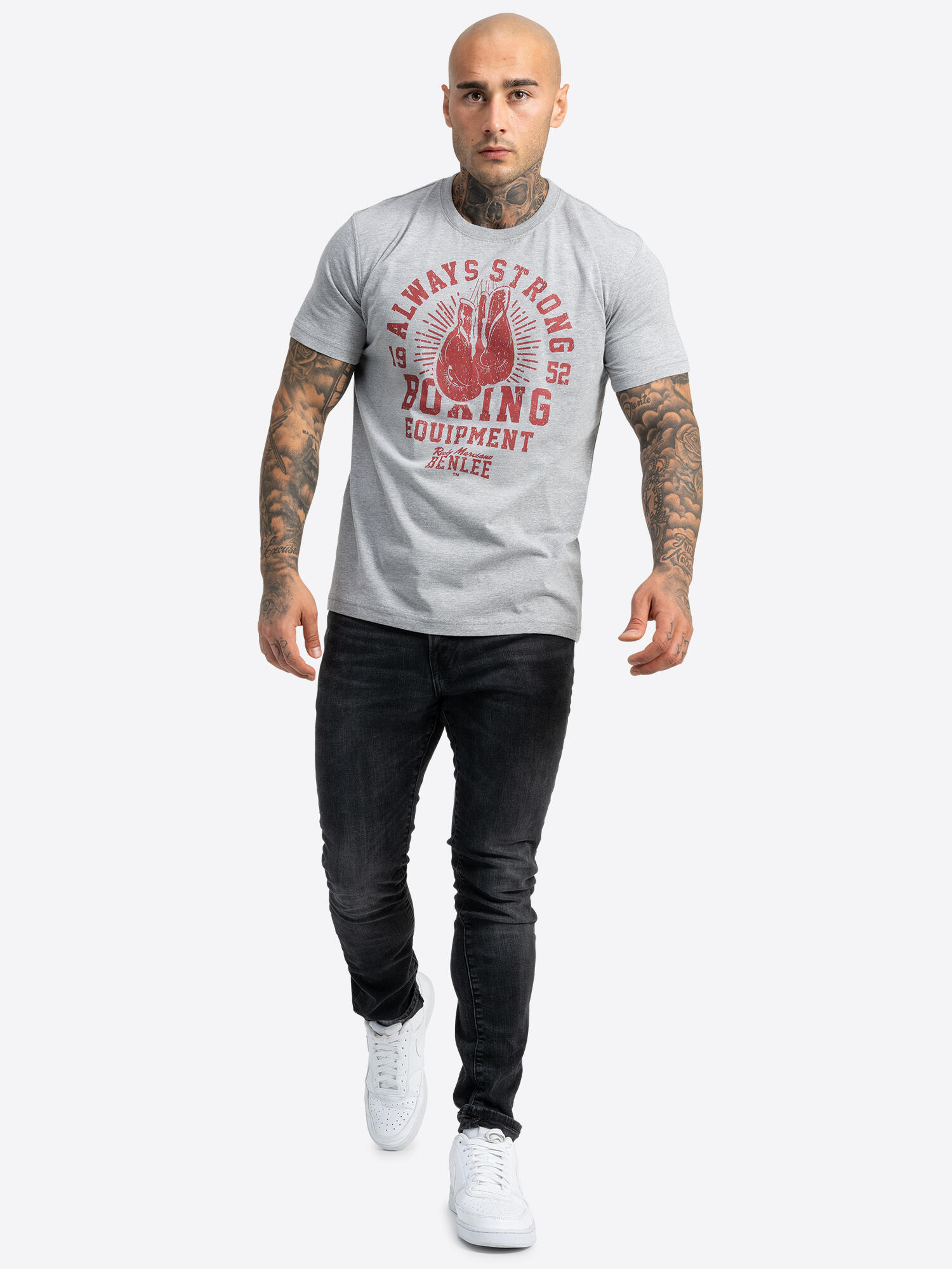 BENLEE Heren-T-shirt normale pasvorm EQUIPT 4/7