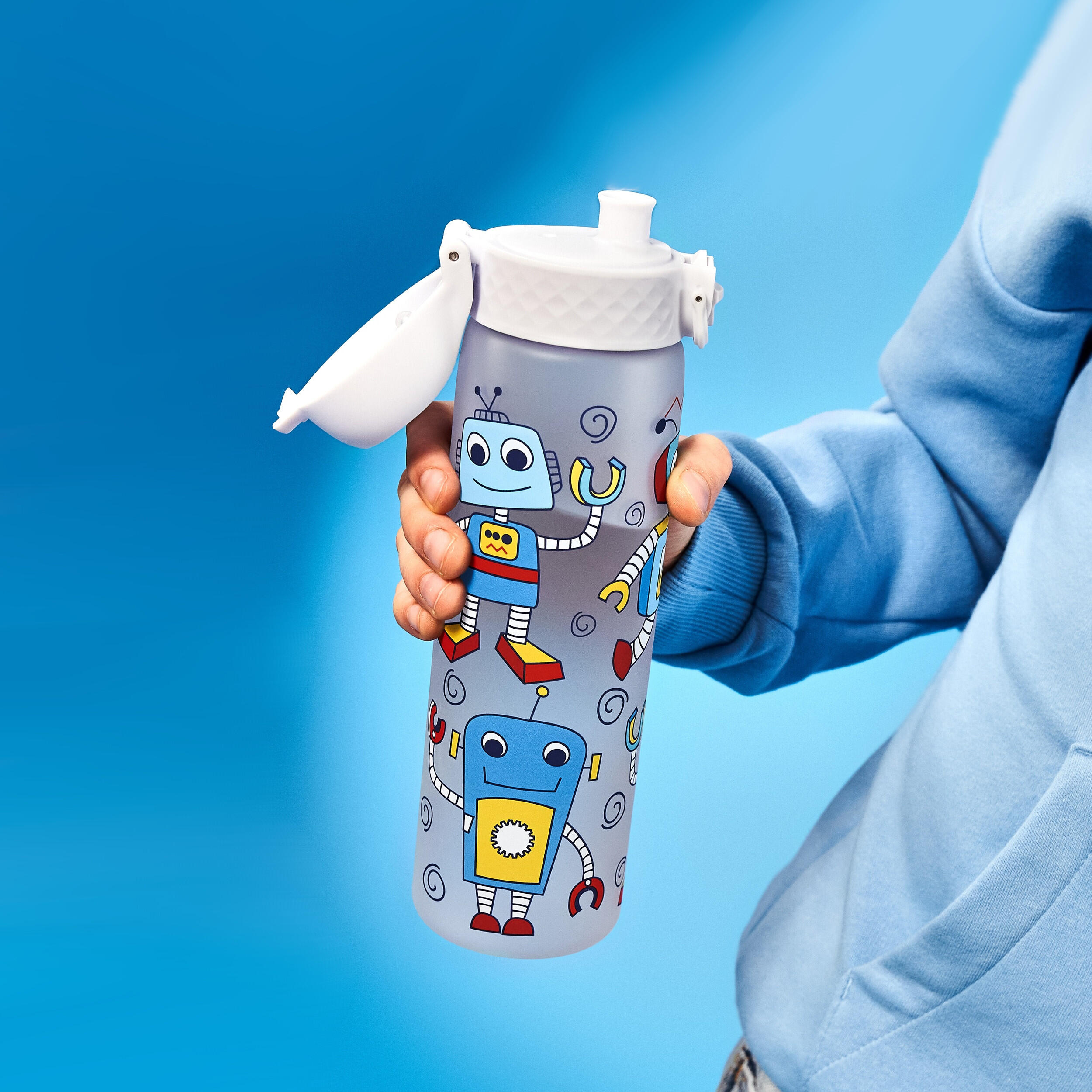 Bidon na wodę ION8 500ml z atestem PZH – szczelny, lekki, bez BPA 4/8