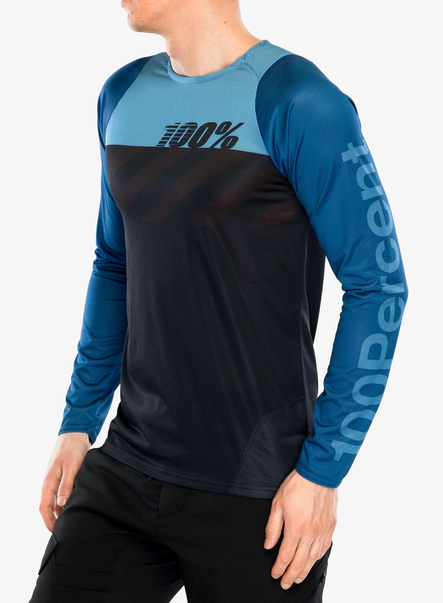 Jersey R-CORE Manches Longues SP22 Black/Slate Blue 6/7