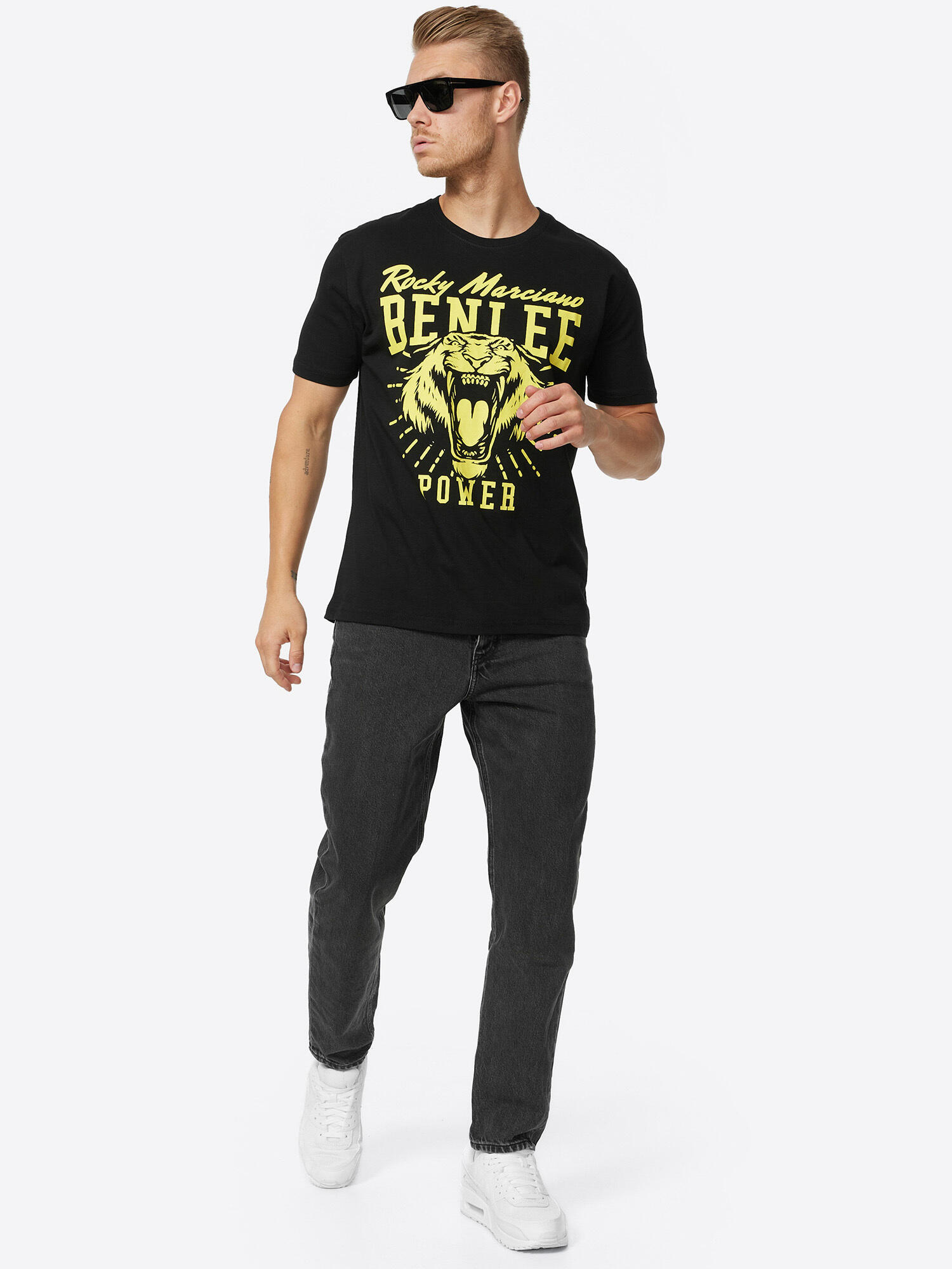 BENLEE Heren-T-shirt normale pasvorm TIGER POWER 3/6