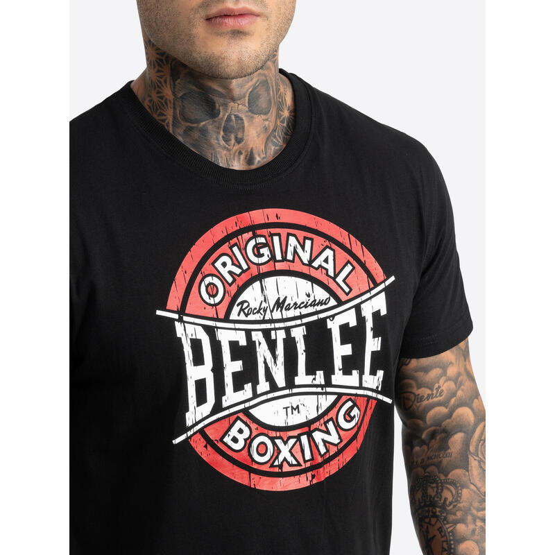 BENLEE Heren-T-shirt normale pasvorm BOXING LOGO