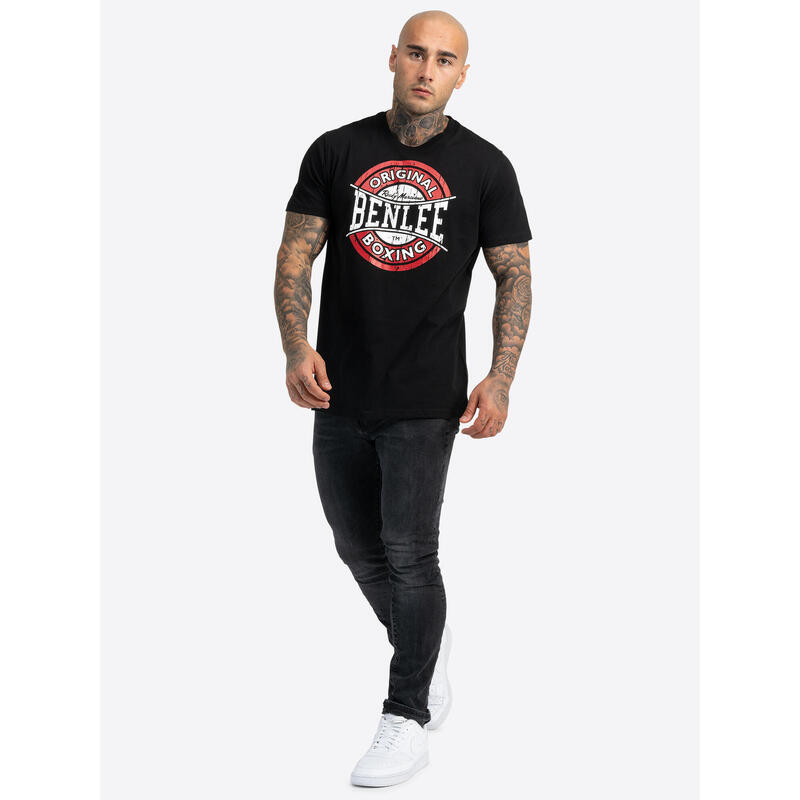 BENLEE Heren-T-shirt normale pasvorm BOXING LOGO