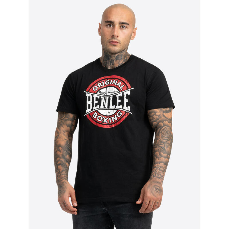 BENLEE Heren-T-shirt normale pasvorm BOXING LOGO