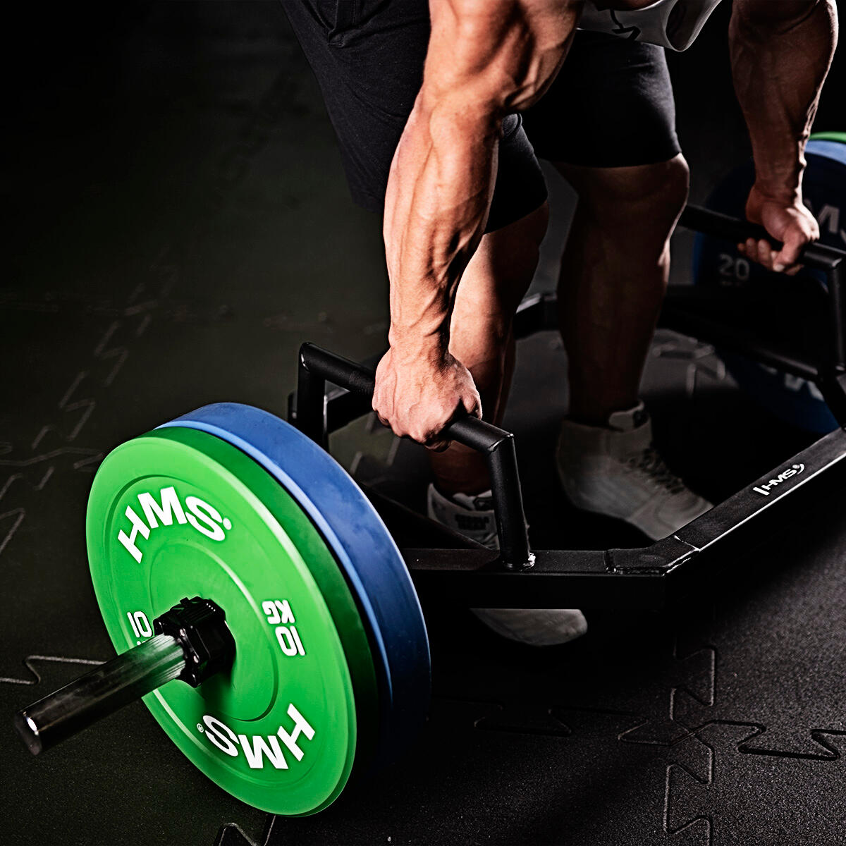 Bumper Plate - Olympische Halterschijf - 10 kg - Groen 4/6