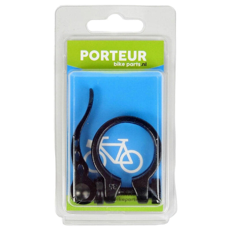 Collier de tige de selle Porteur 34,9 avec blocage rapide      2299€     CARP PORTER Collier de tige de selle Porteur 34,9 avec blocage rapideVendu exclusivement en ligne   