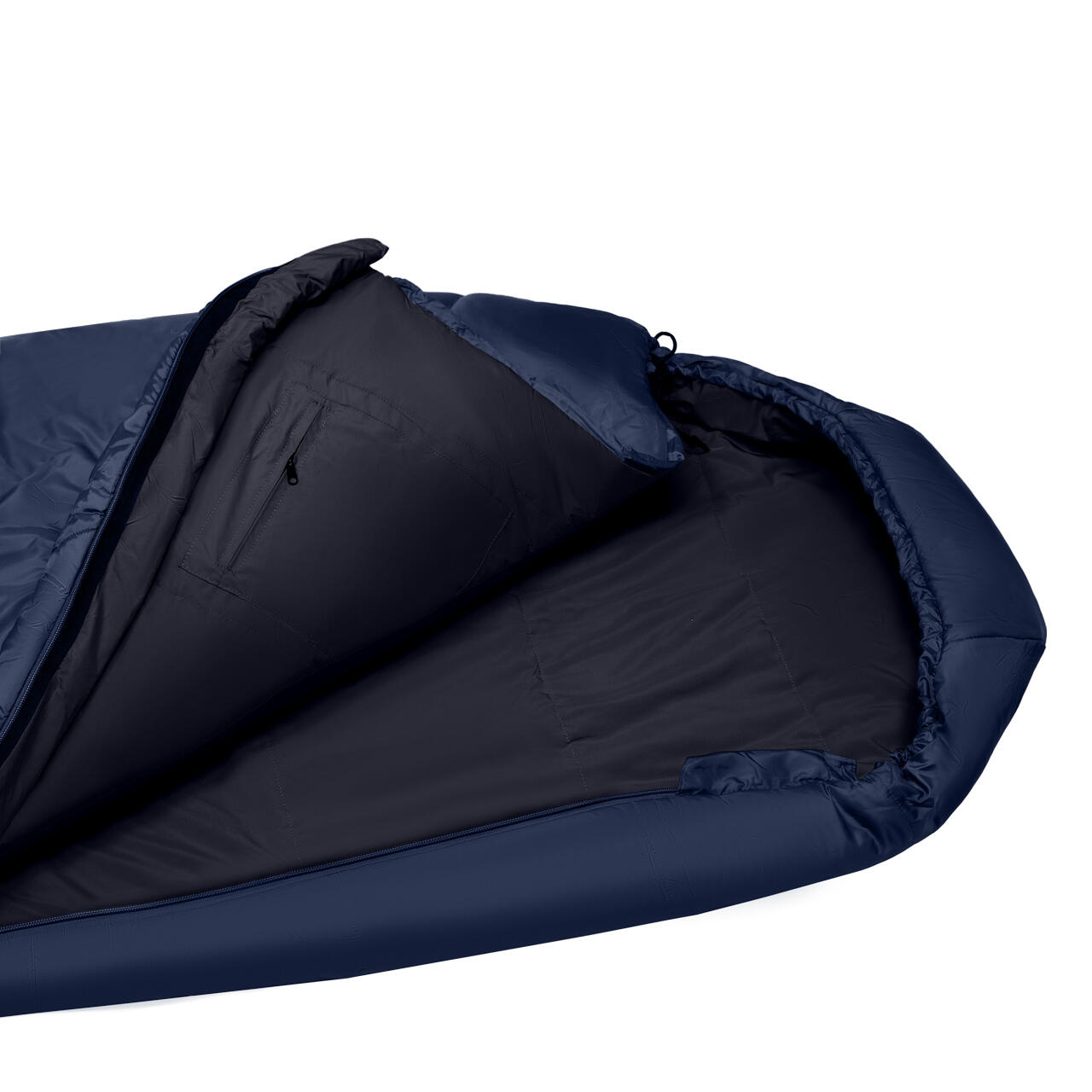 Sac de couchage Alpinus Fiber Pro 1500 (Gauche) - chaud 6/7