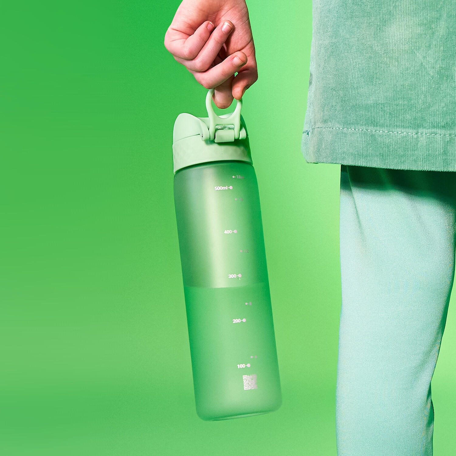 Bidon na wodę ION8 500ml z atestem PZH – szczelny, lekki, bez BPA 4/8