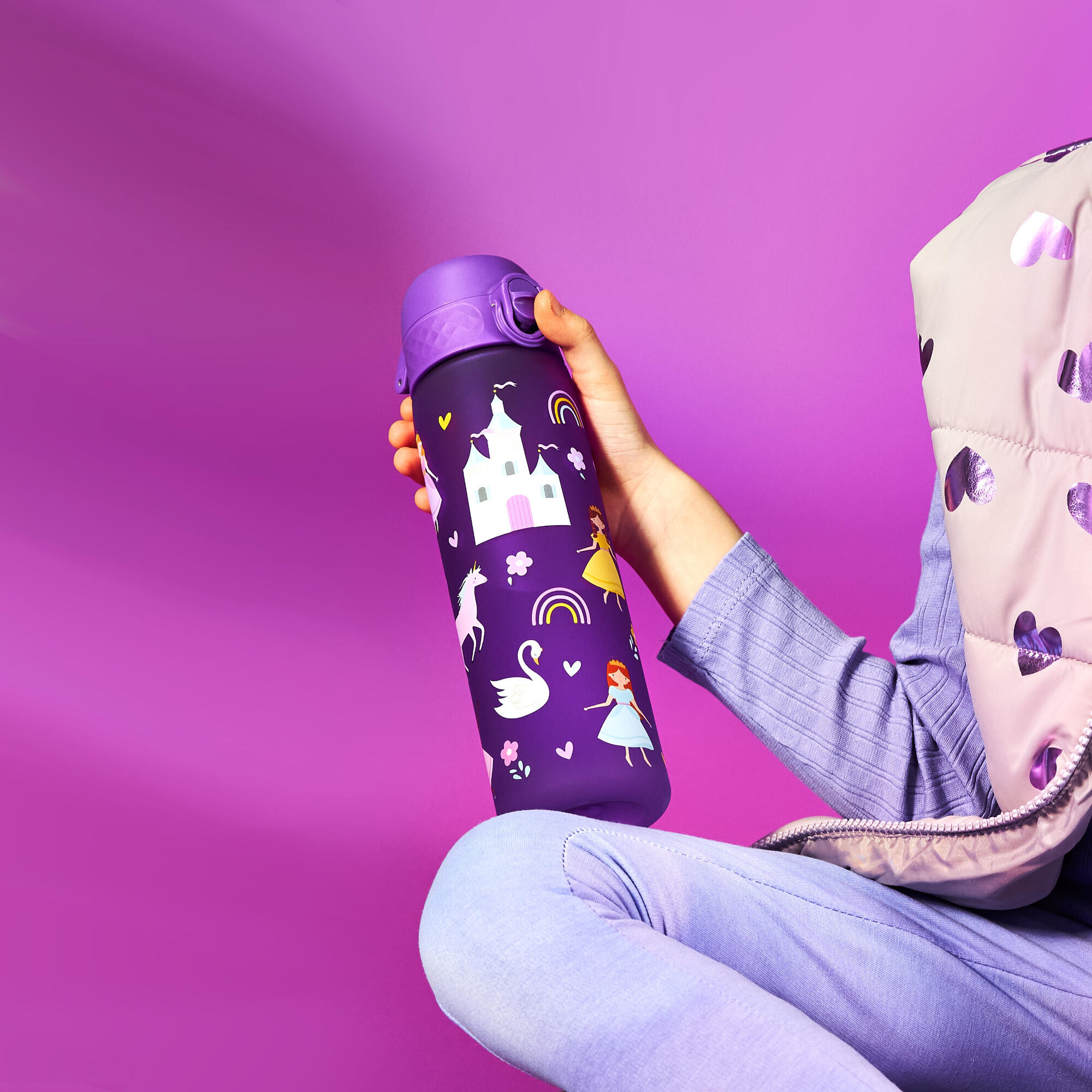 Bidon na wodę ION8 500ml z atestem PZH – szczelny, lekki, bez BPA 2/8
