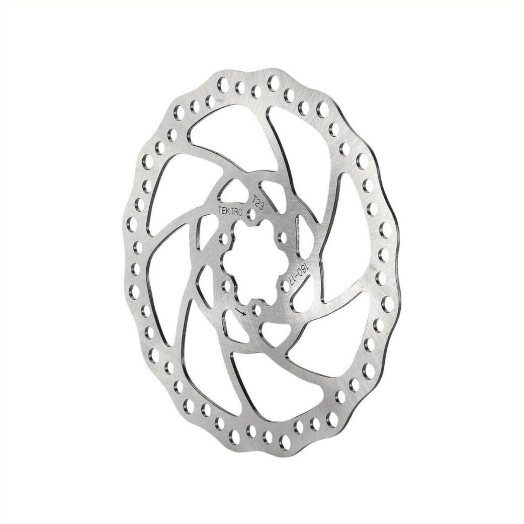 Tektro TR Series Disc Brake Rotor – 160/180/203mm, 6-Bolt, Silver, Mountain Bike