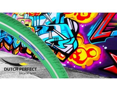 Buitenband 28 x 2.00"/ 50-622 no puncure - groen met reflectie