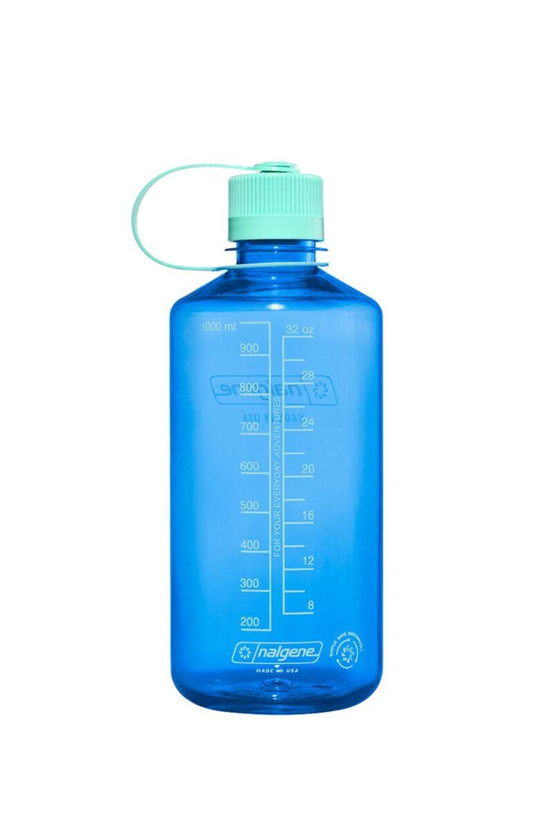 Botella Nalgene Narrow Mouth 1000 ml Cornflower Blue plástico sin BPA reciclable 2/2