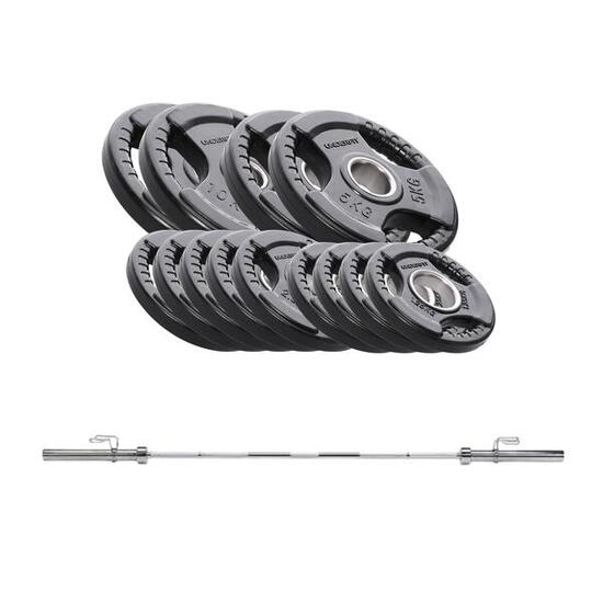 Sztanga olimpijska 150 cm (50 mm) UF12733 UNDERFIT 58 kg