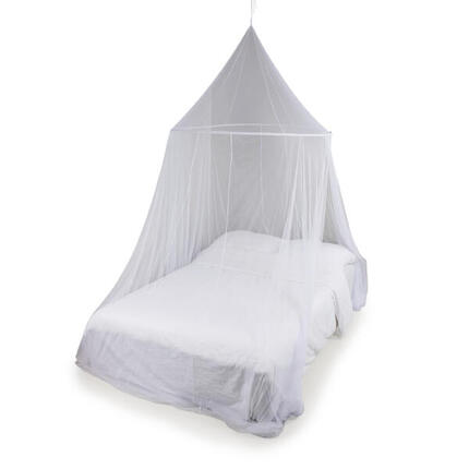 Deconet klamboe XL Rondo, Topring 120cm, Omtrek 13 meter, H220cm, wit