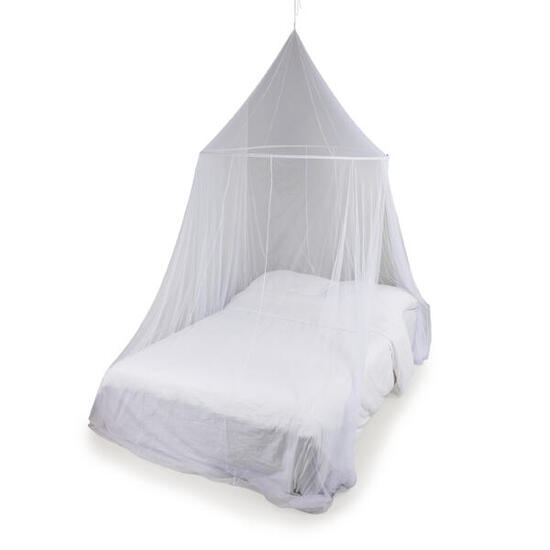 Deconet klamboe XL Rondo, Topring 120cm, Omtrek 13 meter, H220cm, wit