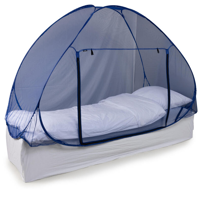 Moustiquaire de Lit Pliable Pop Up Grand Moustiquaire Tente en Forme de Dôme Porte Simple Moustiquaire de Lit Pliable Pop Up Grand Moustiquaire Tente en Forme de Dôme Porte Simple