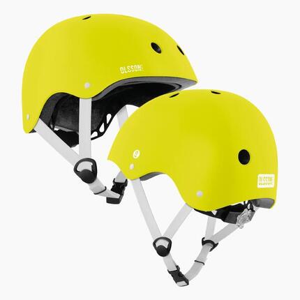 Casco niño OLSSON HERO Blanco S-M 50-52cm patines skates bicicletas patinetes