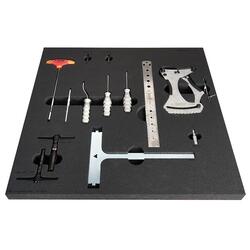 Sos set specific tools - red - 560 x 570 x 40 mm / 13 pcs - 4 kg