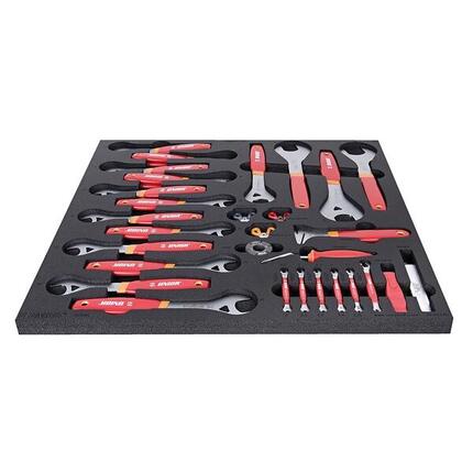 Unior Werkzeugset SOS Radwartung rot, 35-teilig - SET3-2600AC-US