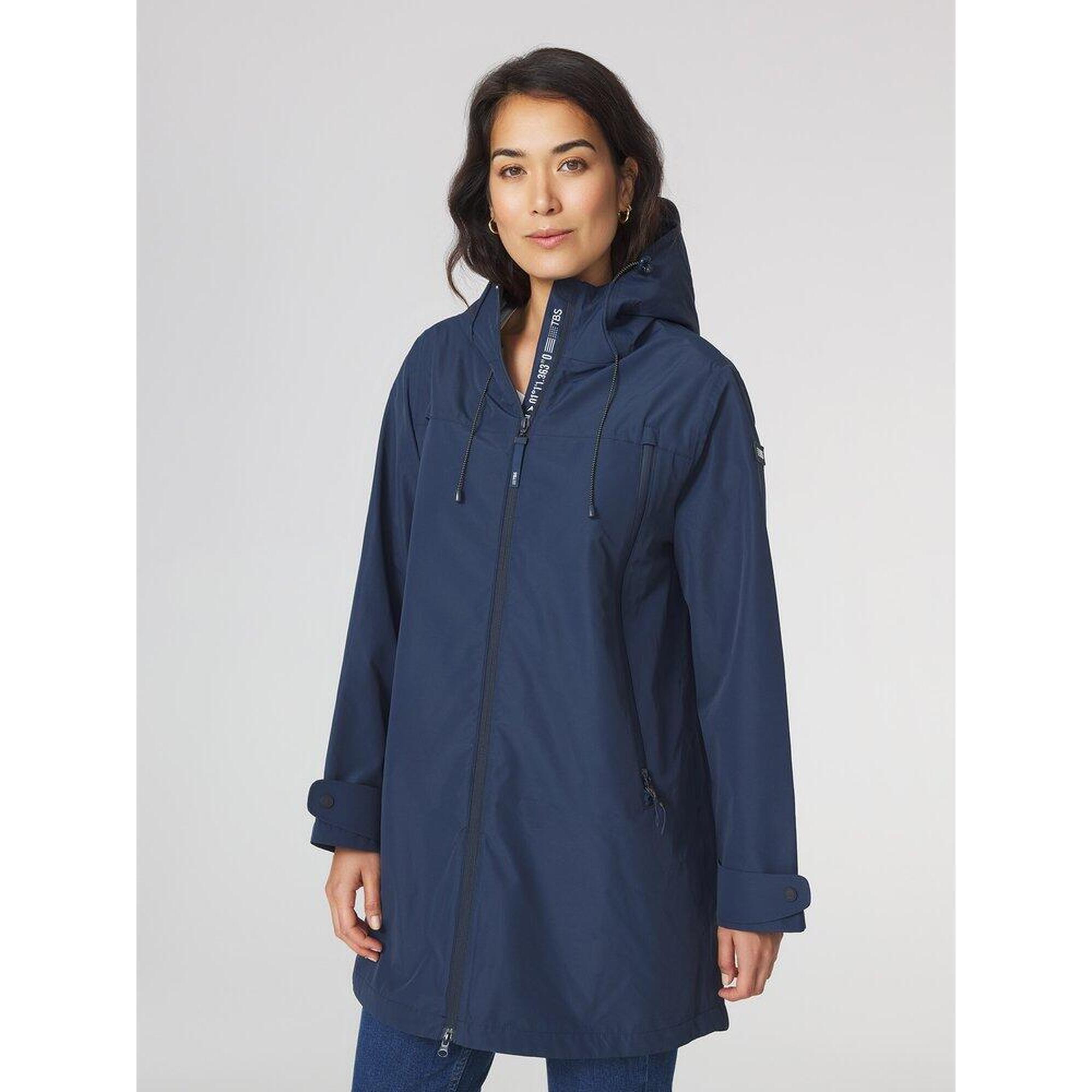 Tbs - Manteau Imperméable Femme - Ezrraman Bleu Marine - Coupe-pluie - Bleu - 40 M - Decathlon