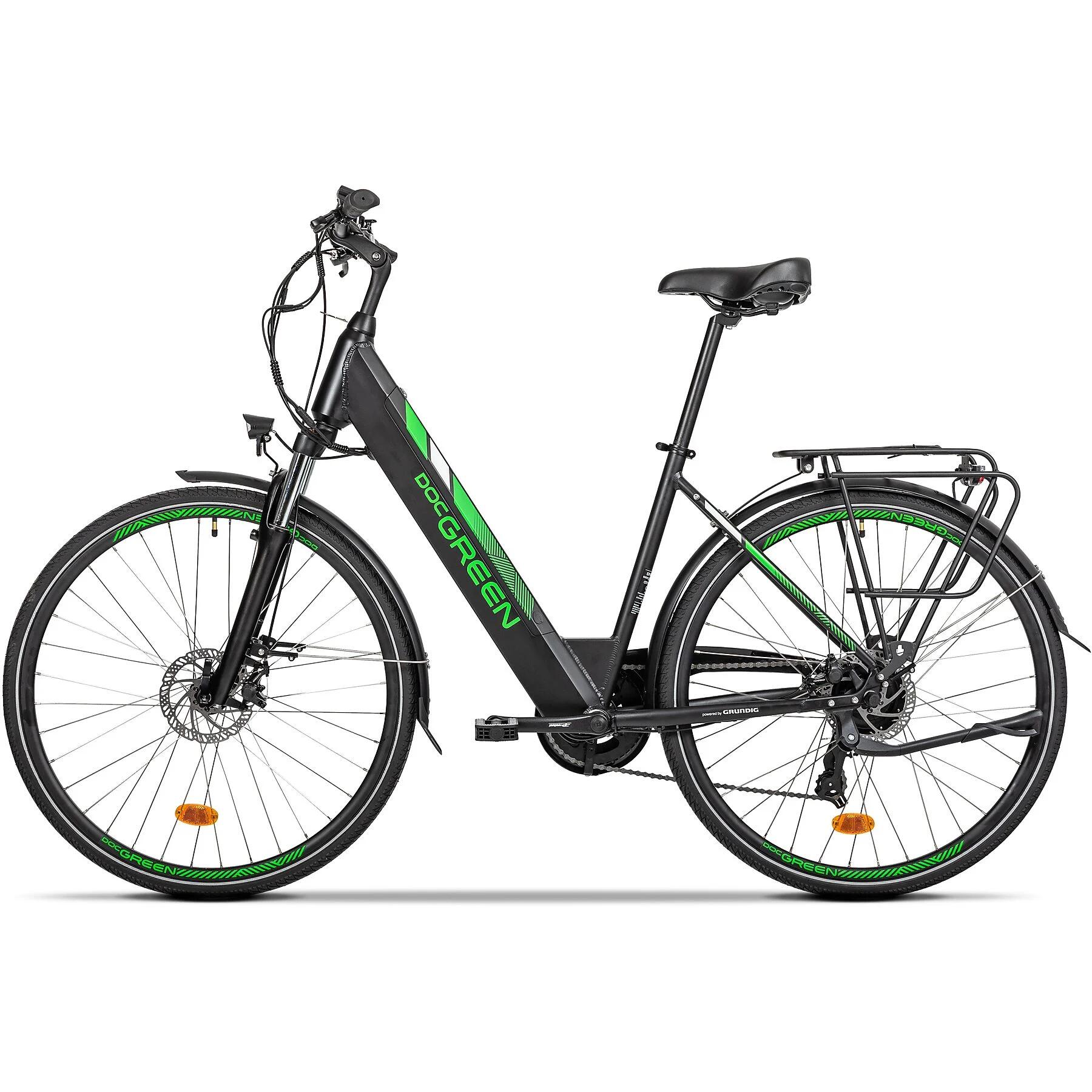 Rower miejski elektryczny Doc Green by Grundig 28" 14Ah